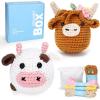 2 PCS Brown Highland Cow and Cow