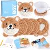 8 Pack Corgi Coasters