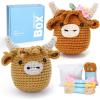 2 PCS Highland Cow and Brown Highland Cow
